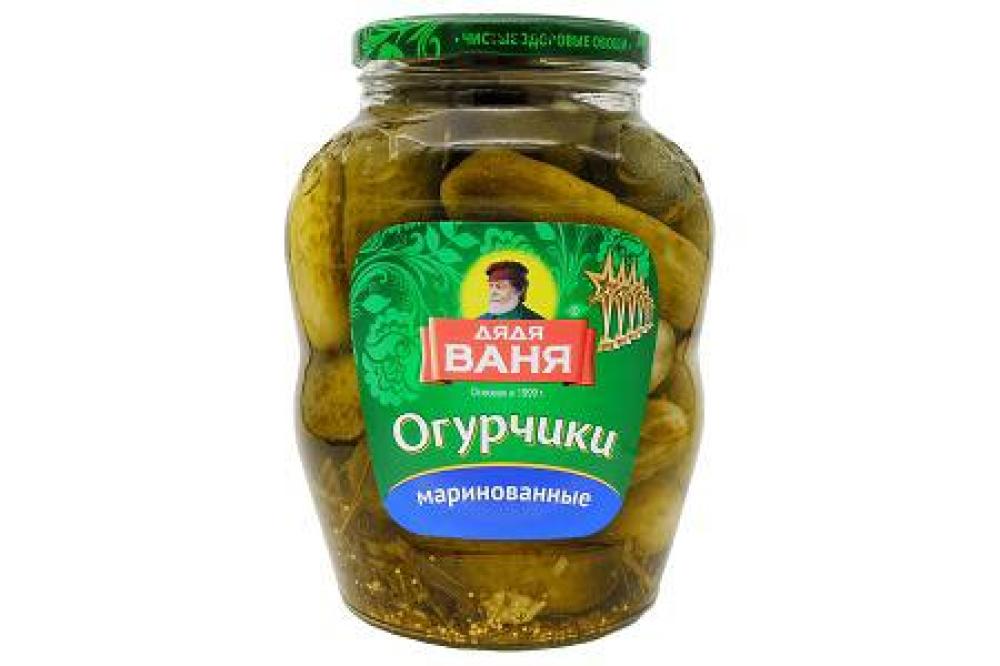 Uncle Vanya Pickled cucumbers Russian style 1.8kg pickled cucumbers barrel 500 ml