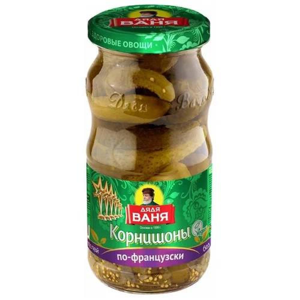 Uncle Vanya Gherkins in French 460g лопатка spices