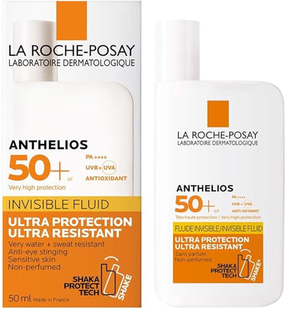 La Roche-Posay Anthelios Shaka Fluide SPF 50 whitening freckle sunscreen lasting protection is not afraid of water not greasy spf35 sun cream facial sunscreens