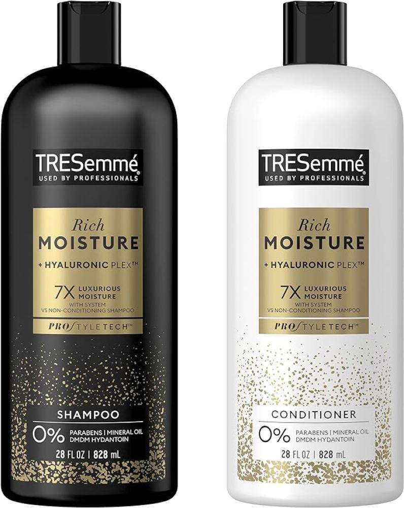 TRESemmé Rich Moisture Shampoo and Conditioner Rich Moisture 2 Count for Dry Hair Formulated tresemmé shampoo moisture rich 28 oz