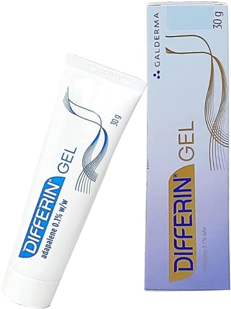 Differin Gel Acne Treatment, Fragrance Free, 0.5 oz (30g) anti acne facial cream cleanser for acne scars pimples shrink acnes pore and removes whiteheads and blackheads