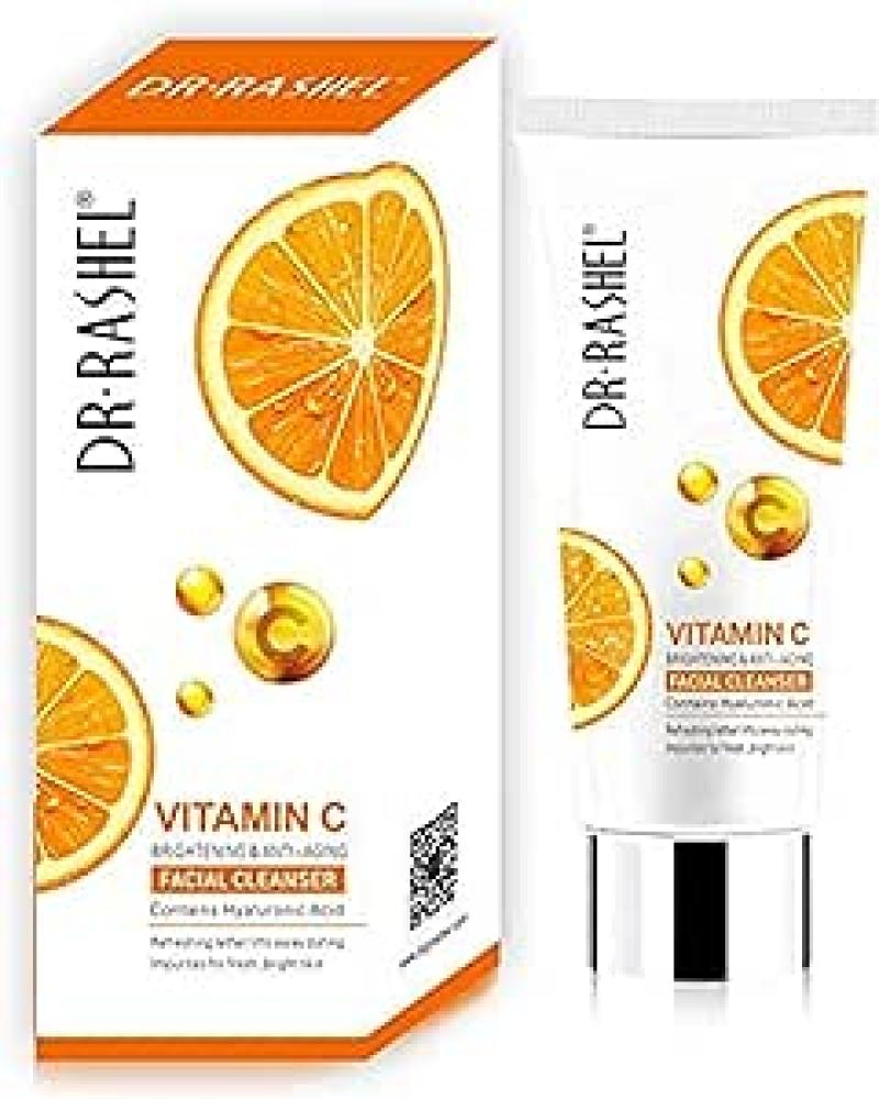 Dr. Rashel vitamin c facial cleanser 80G korean face skin care vc serum for whitening skin facial essence balance skin color brighten vitamin c serum for face care