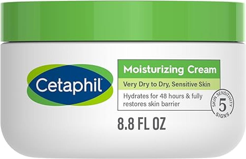 Cetaphil Moisturizing Cream, Face Body Moisturizer for Men Women, Normal to Dry Sensitive Skin, Unscented, 250g подарочный набор clarins sensitive skin 1 шт