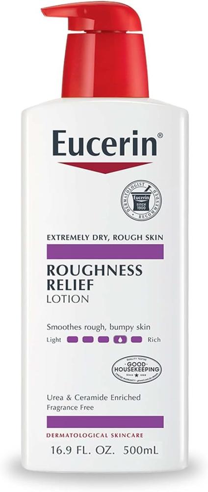 Eucerin Roughness Relief Lotion - Full Body Lotion for Extremely Dry, Rough Skin - 16.9 fl. oz. Pump Bottle eucerin roughness relief lotion full body lotion for extremely dry rough skin 16 9 fl oz pump bottle