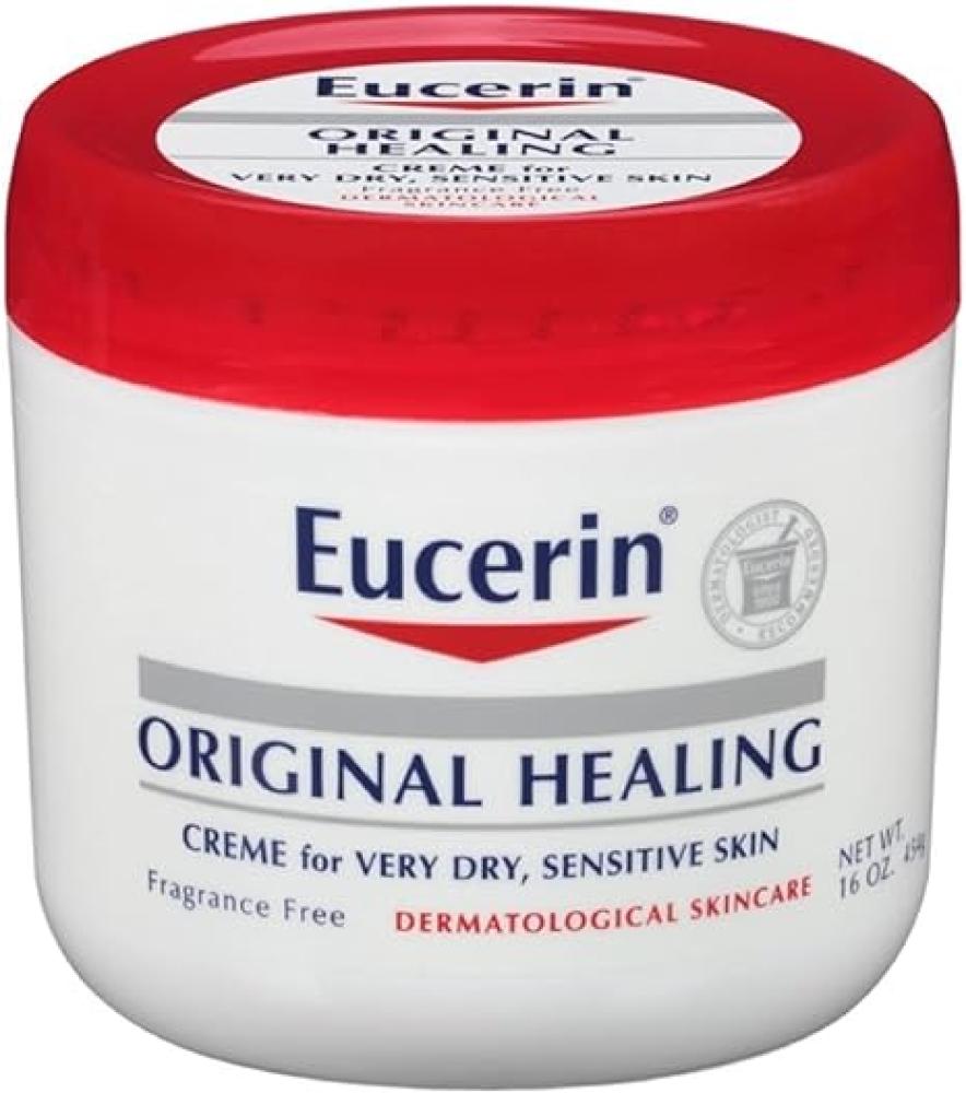 Eucerin Original Healing Rich Cream 16 oz(454g) goat milk primordial cream concealer refreshing non greasy cream natural base cream skin lightening cream