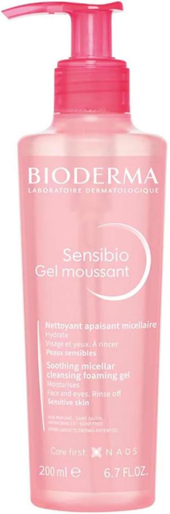 BioDerma Sensibio Soothing Micellar Cleansing Foaming Gel For Sensitive Skin, 500 ml bioderma gel sensibio 3 38 fl oz 100ml