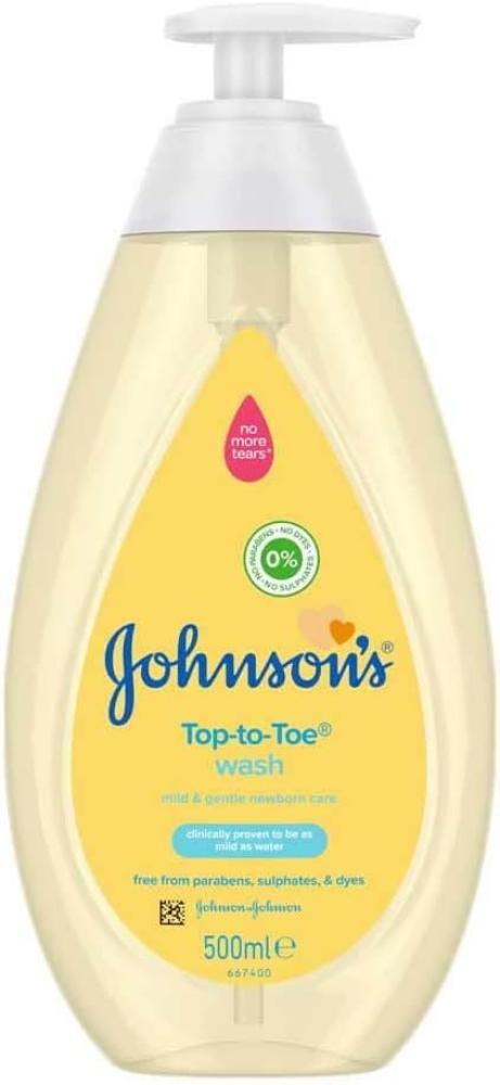 JOHNSONS Baby Top-To-Toe Wash 500ml pexmen 1 2 5 10pcs hammer toe straightener splints for bent toes curled crooked and hammertoes toe wraps cushioned bandages