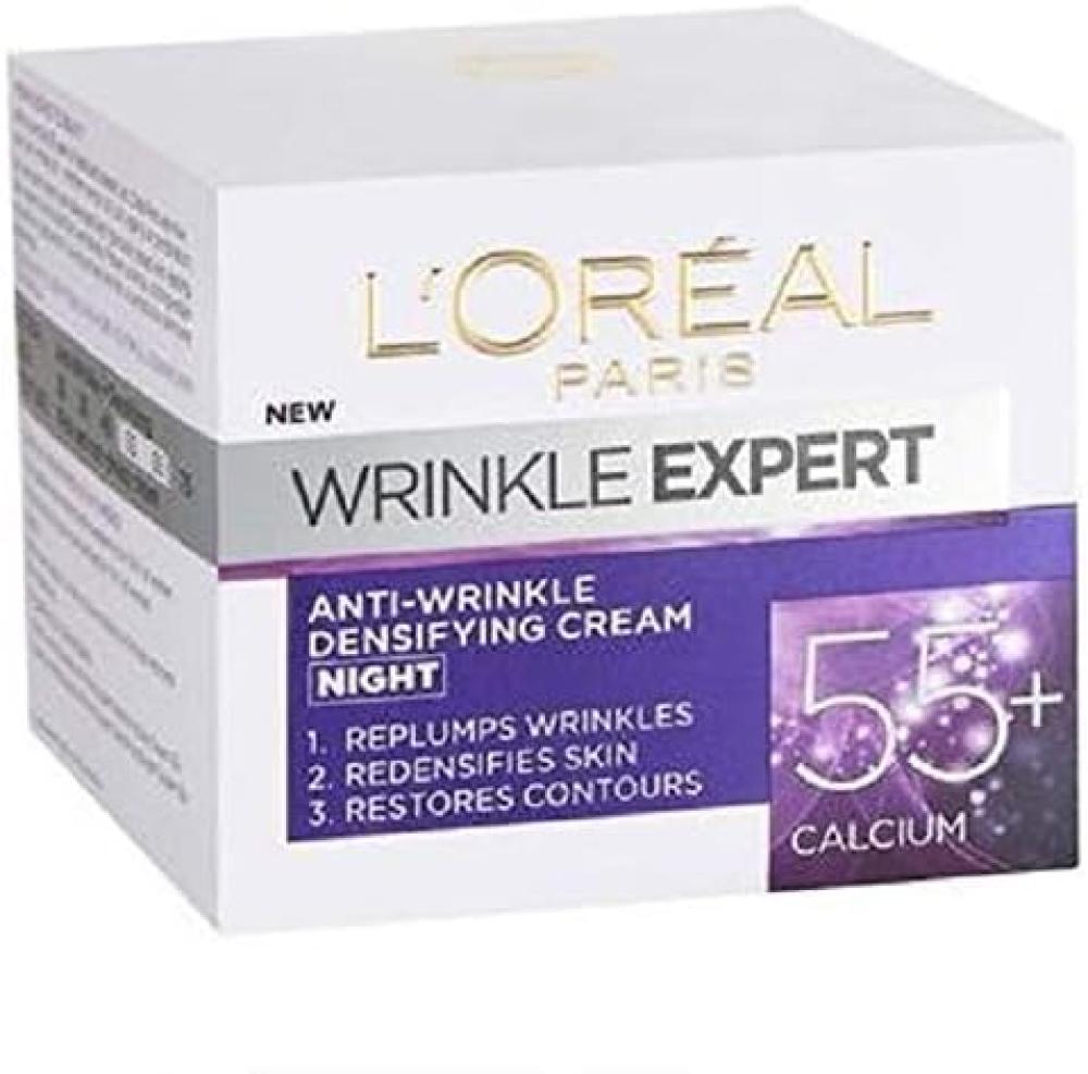LOreal Paris Wrinkle Expert 55+ Night Cream подарочный набор skin helpers anti age box 1 шт