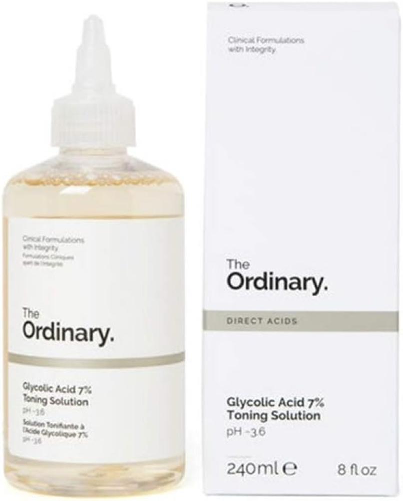 The Ordinary Glycolic Acid 7% Toning Solution - 240 ml 2pcs pair colored contact lenses love words series eye contact lenses year use color contact lens for eyes lentes de contacto