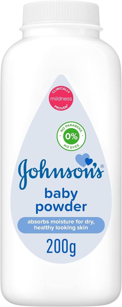 Johnsons Baby Powder, 200G sebamed baby powder for delicate skin with olive oil 14 1 oz 400 g