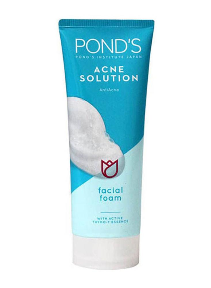 Ponds Acne Solution Anti-Ance Antiacne Facial Foam, 100gm anti acne facial cream cleanser for acne scars pimples shrink acnes pore and removes whiteheads and blackheads