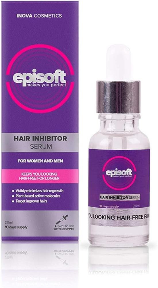 Episoft Hair Inhibitor by Bubbly, Hair Remover for Women and Men, Nourishing and Alcohol-Free Formula for Smooth Skin and Beautiful Appearance, For Al haircube fast hair growth essence oil