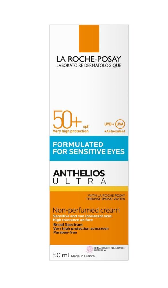 La Roche-Posay Anthelios Ultra Spf 50 formulated for sensietive eyes 50 ml la roche posay effaclar purifying foaming gel for oily sensitive skin for unisex 13 5 oz ge