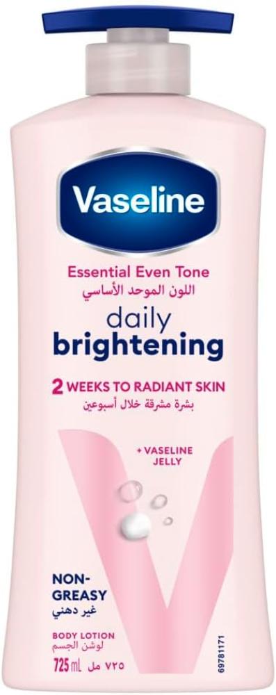 vaseline intensive care healthy even tone body lotion with vitamin b3 and spf 10 400 ml Vaseline Body Lotion Daily Brightening, 725ml