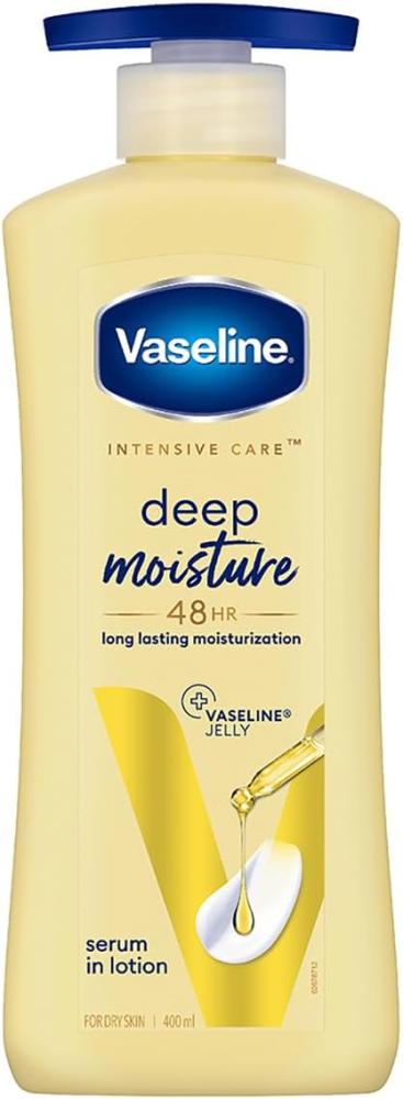 Vaseline Intensive Care Deep Moisture Body Lotion, 400 ml vaseline body lotion intensive care nourishing moisture 6 76 fl oz 200 ml