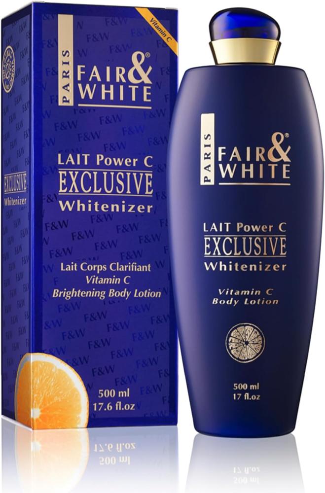 Fair and White Exclusive Skin Brightening Lotion - 17 Fl oz 400ml - Dark Spots Cream, Uneven Skin Tone, with Shea Vitamin C мужской набор great skin