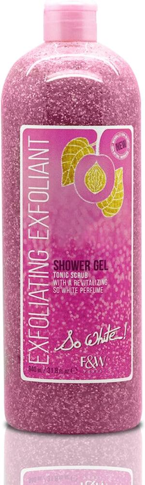 Fair White So White Exfoliating Shower Gel, 940 ml natyr sport shower gel for men 200 ml