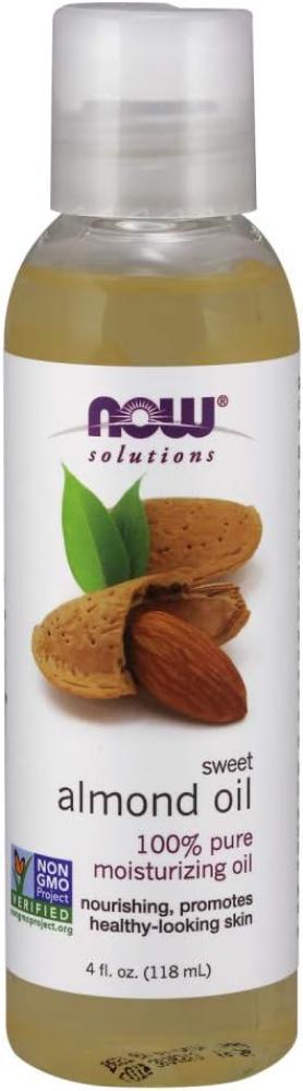 Now Solutions Sweet Almond Moisturizing Oil, 118 ml say allen almond