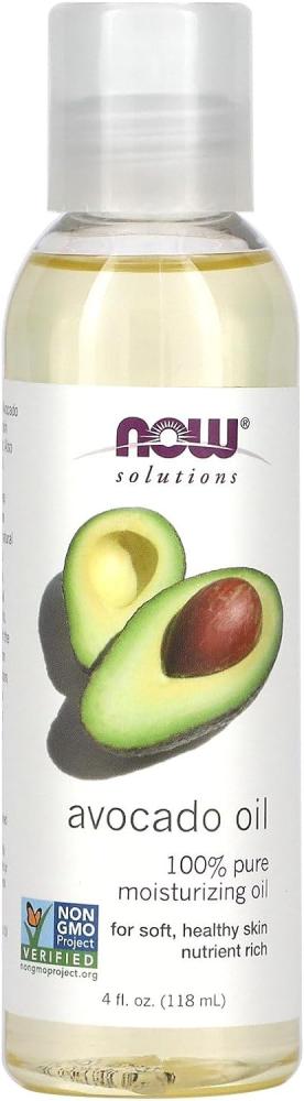 Now Solutions Avocado Oil For Massage, 118 Ml now foods solutions grapeseed oil 4oz