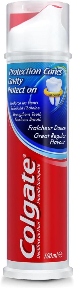 Colgate Maximum Cavity Protection Toothpaste with Pump Dispenser 100ml 60ml children fruit flavor whitening toothpaste anti cavity mousse foam toothpaste fluoride pure fresh breath shining teeth