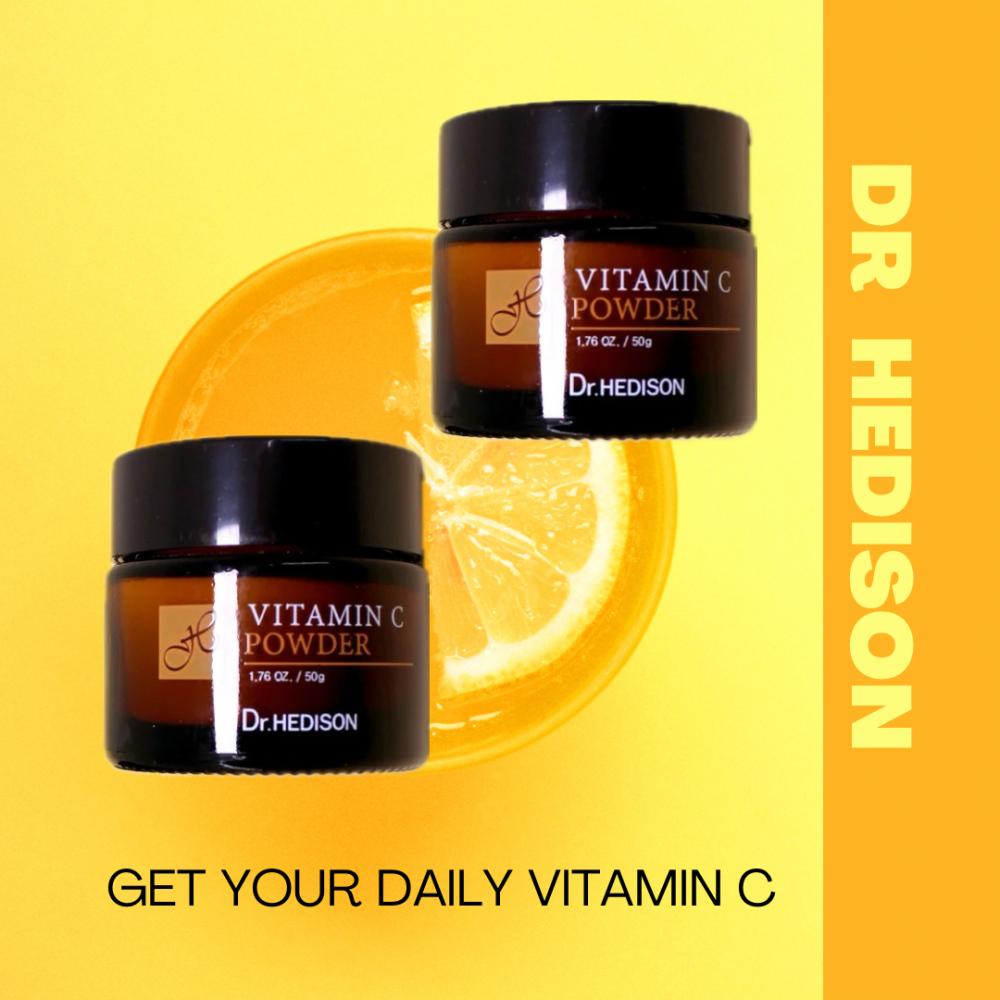 Vitamin C powder Dr Hedison крем с витамином с name skin care vitamin c brighten