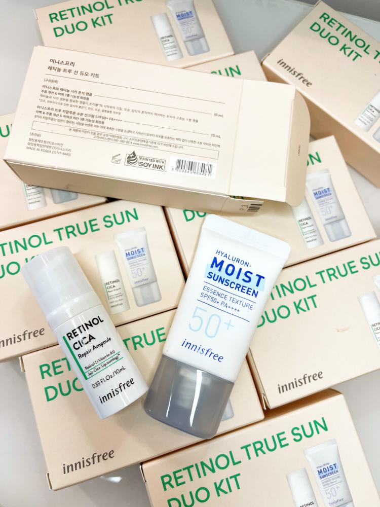 Retinol duo kit with SPF mini 10ml+20ml retinol original essence moisturizing skin anti aging and fine lines fading essence retinol serum skin care whitening serum