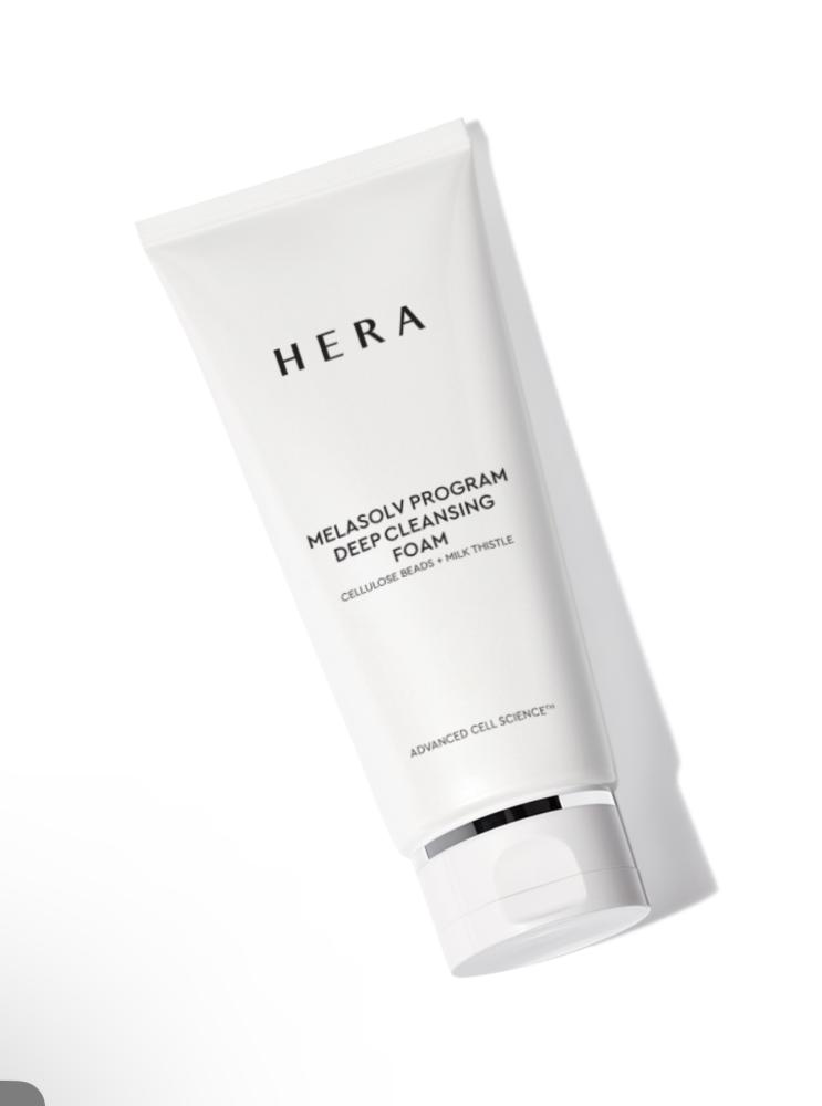 Hera Melasolve deep cleansing foam 50ml collagen infused deep cleansing facial foam 140ml purifying and refreshing perfect for all skin types