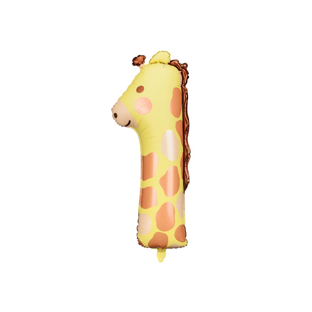 цена Foil Balloon Number 1 - Giraffe