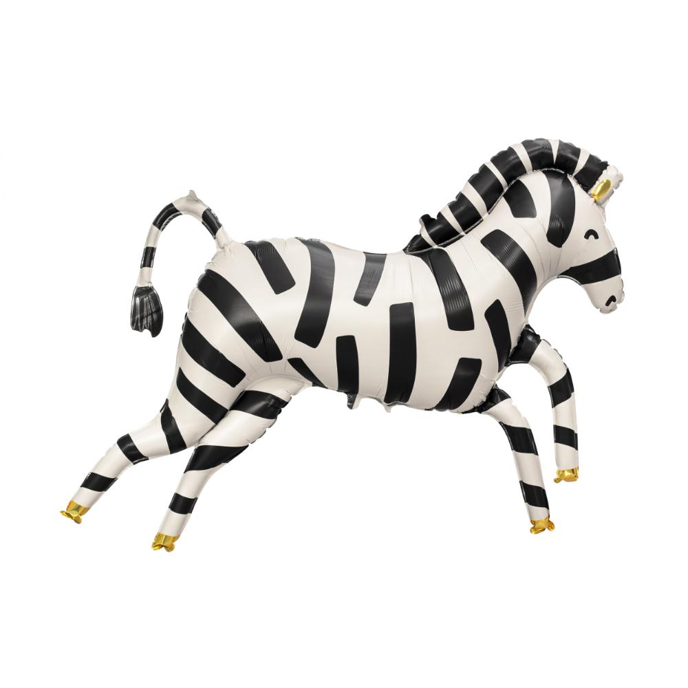 Foil Balloons - Zebra - WhiteBlack bell decoration perfect for holiday events wedding occasions and parties