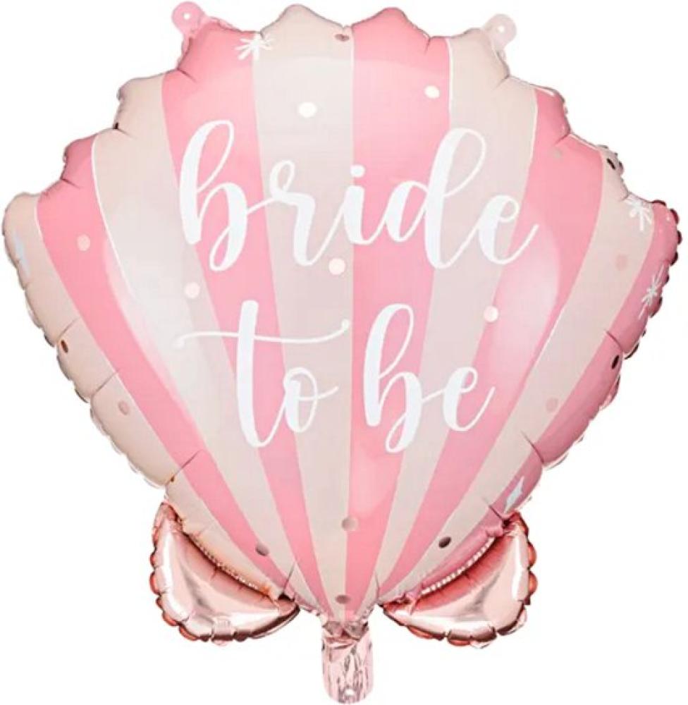 Bride To Be Seashell Foil Balloon foil balloon 1 dad blue