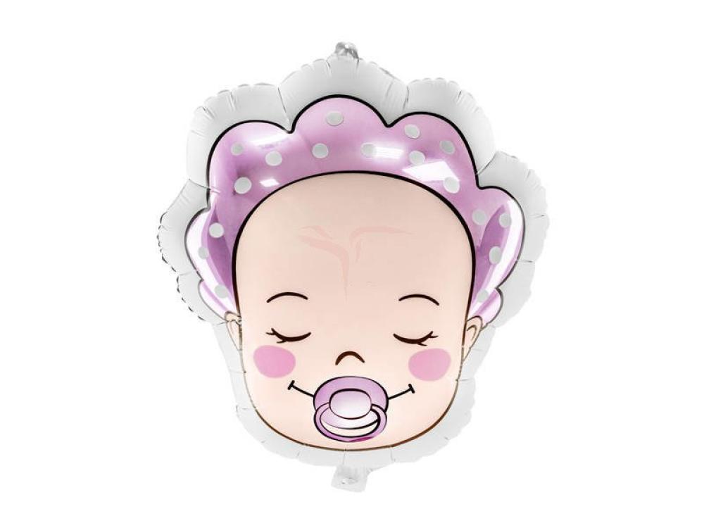 цена Baby Girl Foil Balloon - Pink