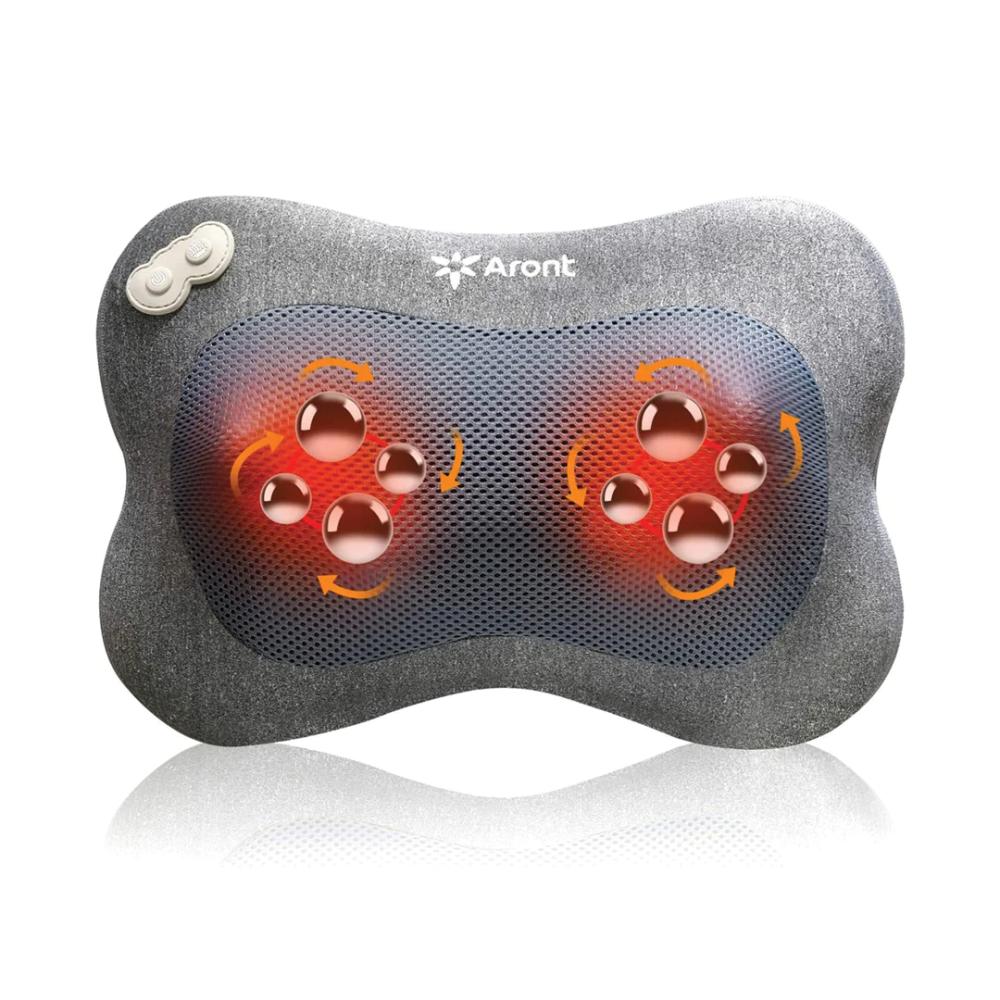 Neck Pillow Massager household vibration massager waist shoulder neck meridian scraping heating micro electricity plug in electric brush
