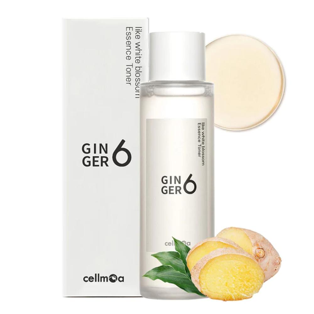 GINGER6 Like white Blossom essence toner post blemish recovery cream replenish and soothe dry skin after a pimple pops vegan friendly formula