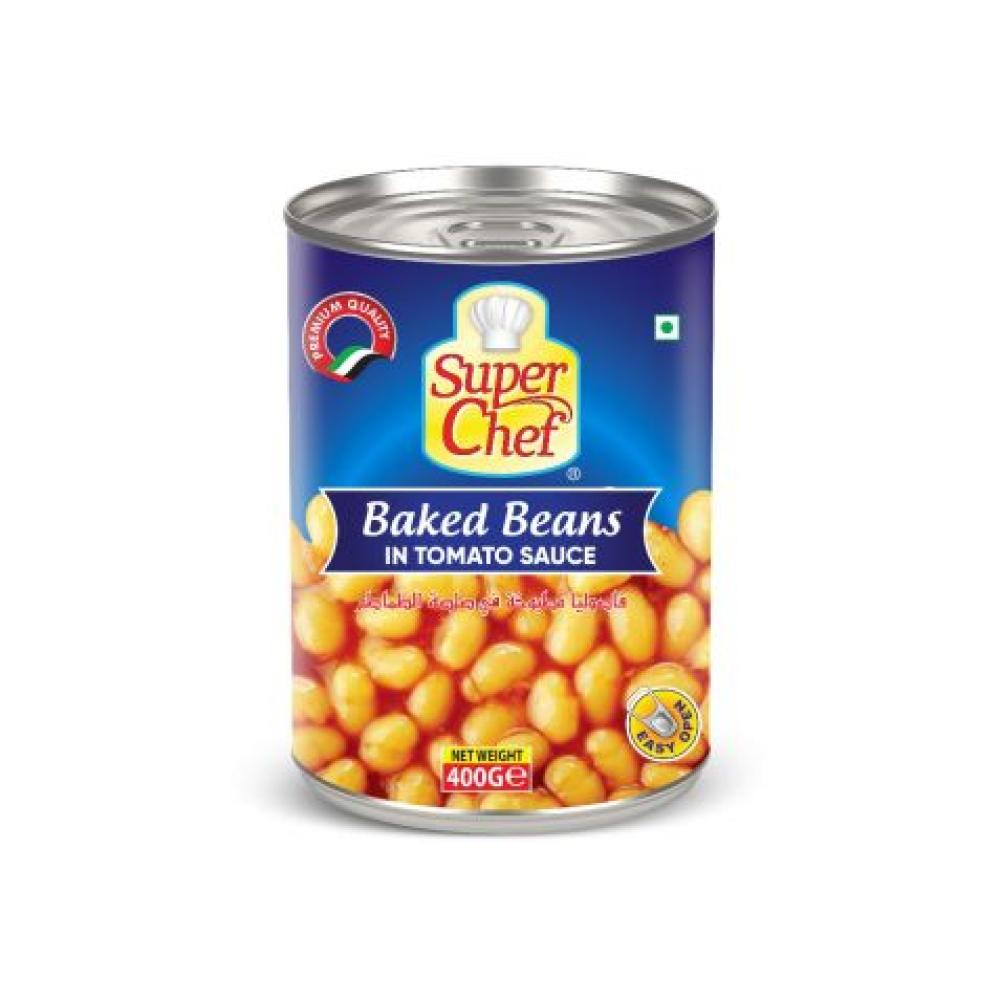 SUPER CHEF BAKED BEANS 400GM mr organic red kidney beans 400g