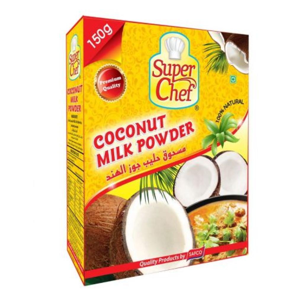 SUPER CHEF COCONUT MILK POWDER 150GM blind barber cream of coconut