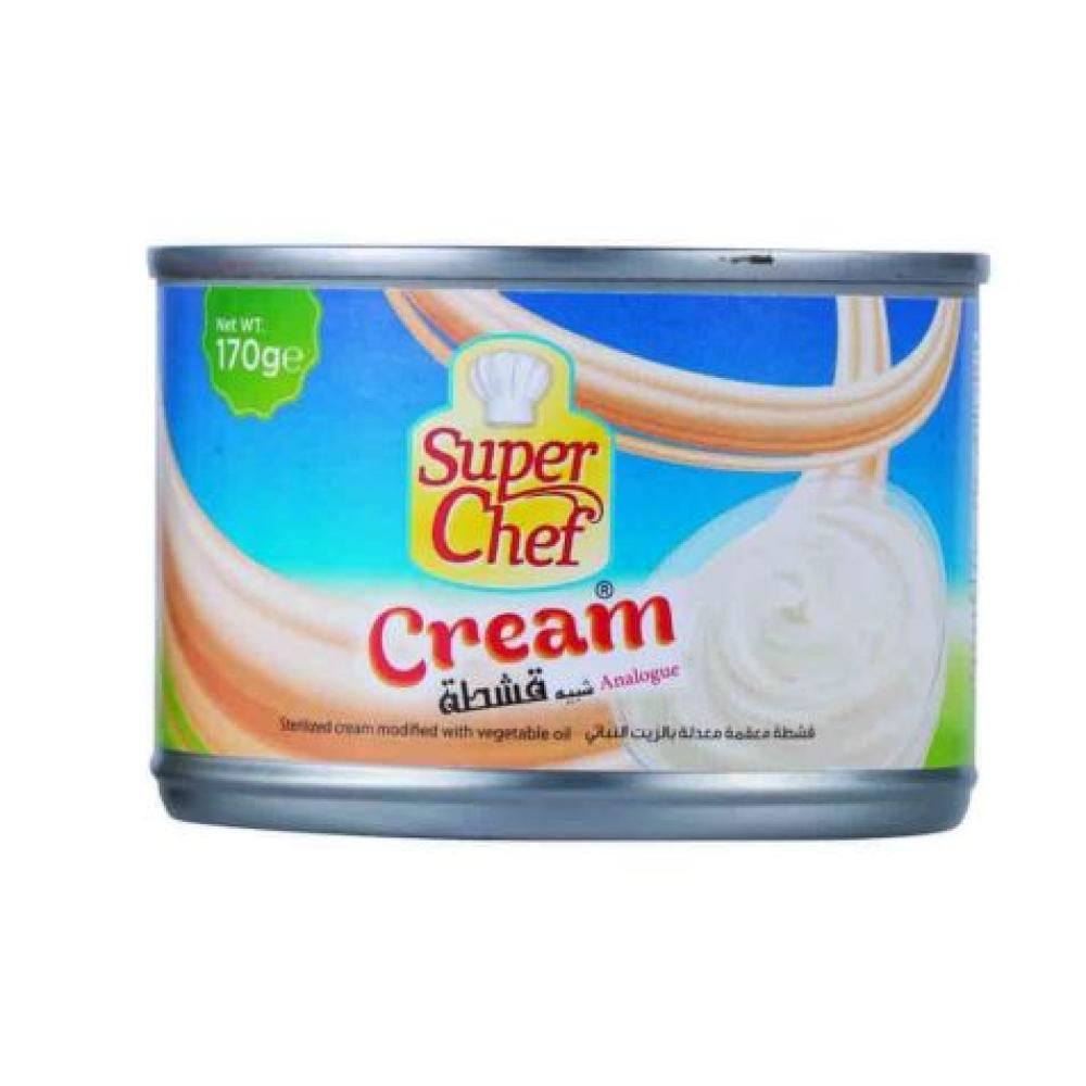 SUPER CHEF CREAM 170GM nature s path toaster pastries frosted wildberry acai 6 pastries 52 g each