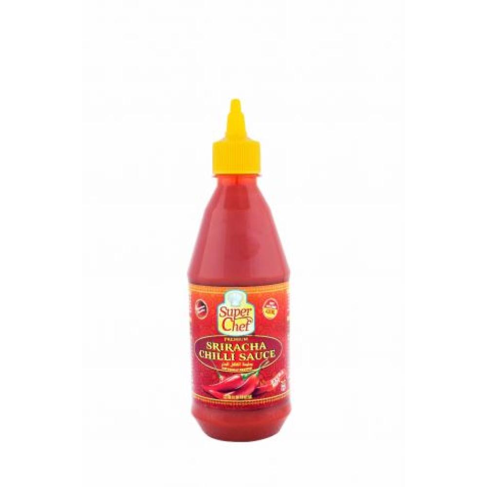 SUPER CHEF SRIRACHA CHILLI SAUCE EXTRA HOT 435ML laperva hot chilli sauce 500 ml