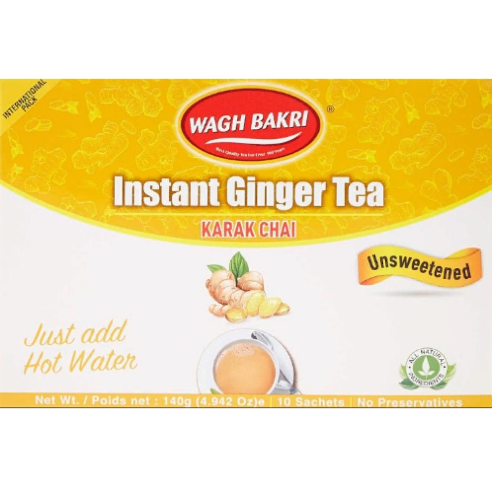 цена Wagh Bakri Instant Ginger Tea Karak Chai Unsweetened 140 g