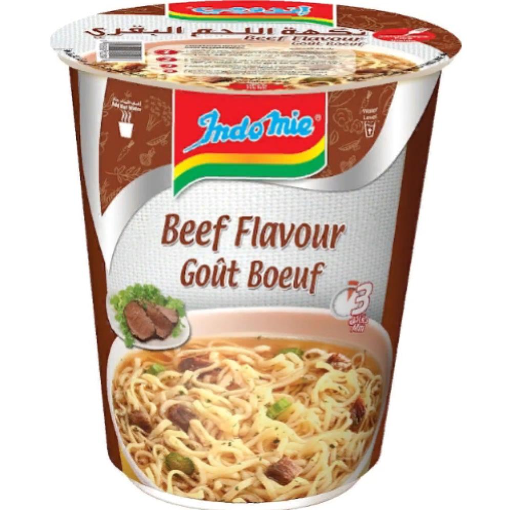 Indomie Beef Flavour Cup Noodles 60 g цена и фото