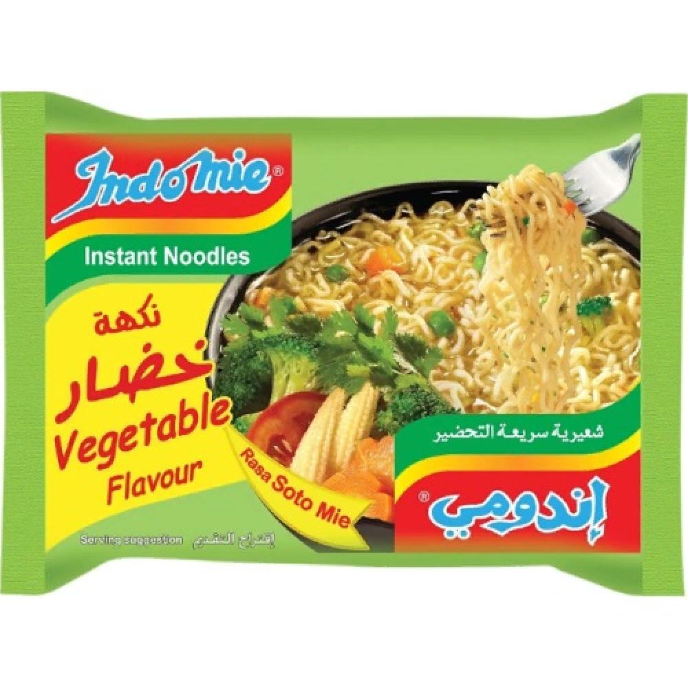 Indomie Vegetable Flavour Noodles 75 g love in the flower conch noodles 310gx3 bags guangxi liuzhou screw noodles instant rice noodles