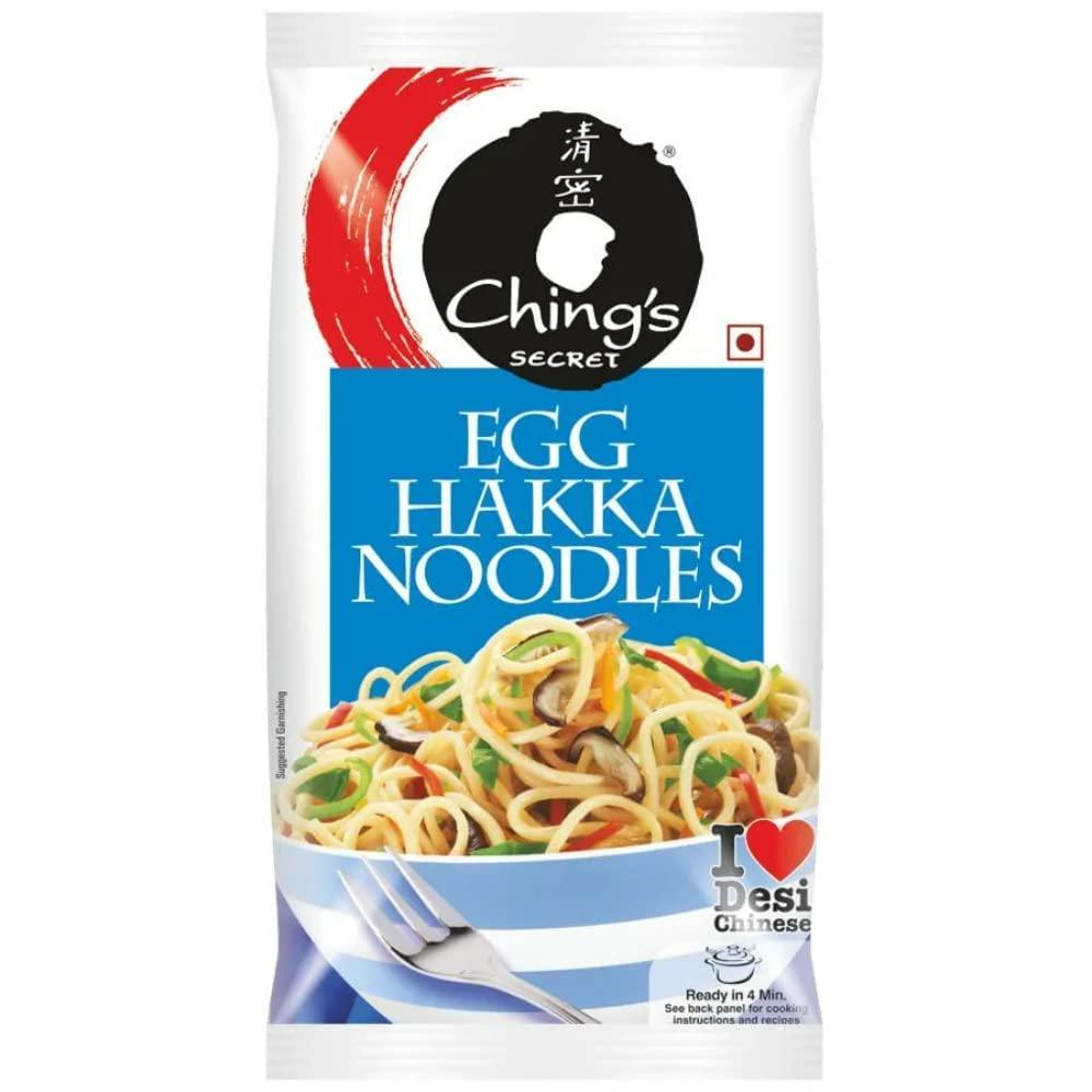 Chings Egg Hakka Noodles 150 g chings schezwan instant noodles 60 g