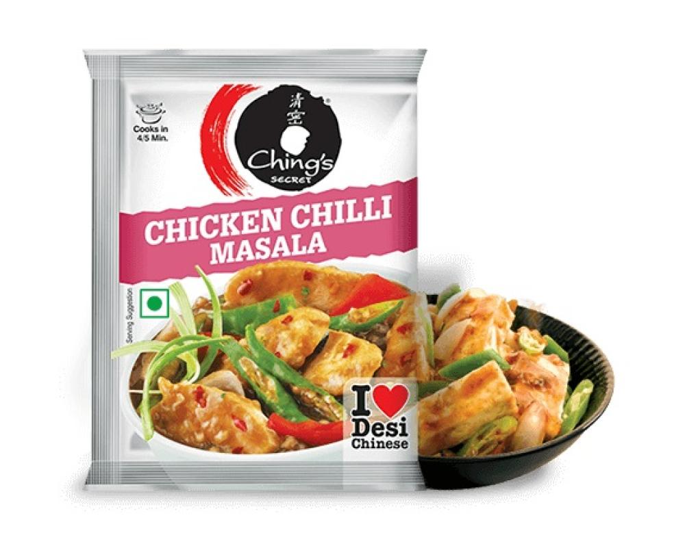 Chings Chicken Chilli Masala Mix 50 g chings green chilli sauce 190 g
