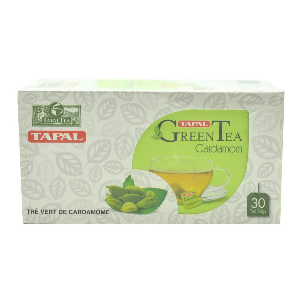Tapal Green Tea Cardamom 30 Tea Bags 45 g tea drink on the most important thing 6 collection of herbs in the fight against high cholesterol and atherosclerosis 30x2g filter bags