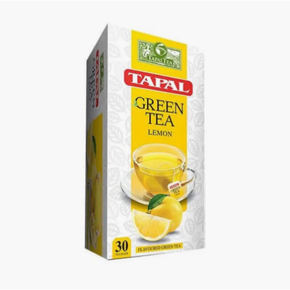 Tapal Green Tea Lemon 30 Tea Bags 45 g 2021 6a special grade chinese zhuyeqing green tea fresh green tea china green food for health care lose weight tea