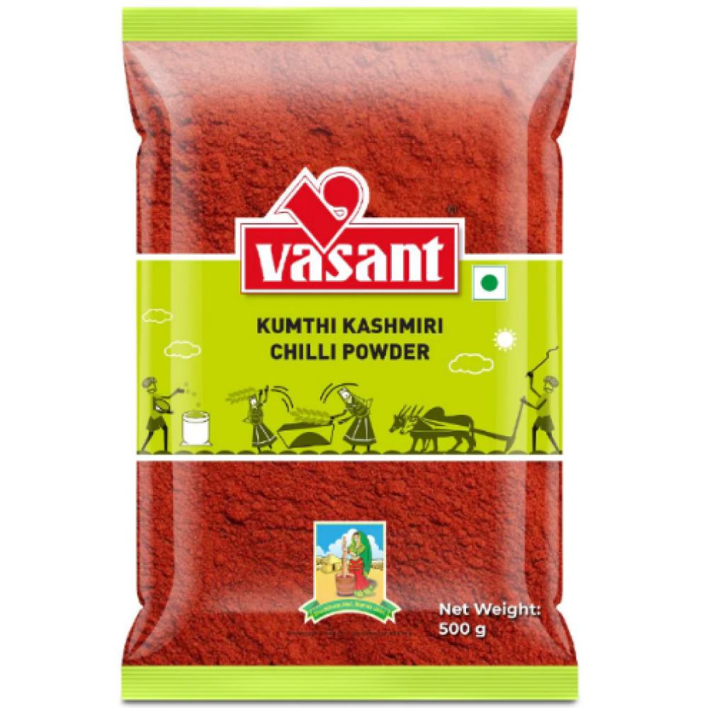 farm organic red chili crushed chilli flakes 90 g Vasant Masala Kumthi Kashmiri Chilli Powder 500 g