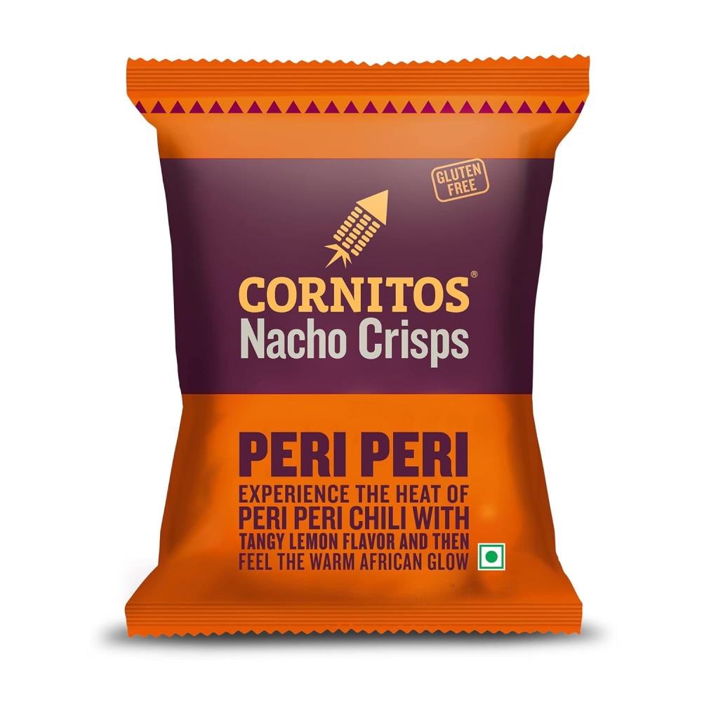 Cornitos Nachos Crisps Peri Peri 150 g doritos nacho cheese 175 gm