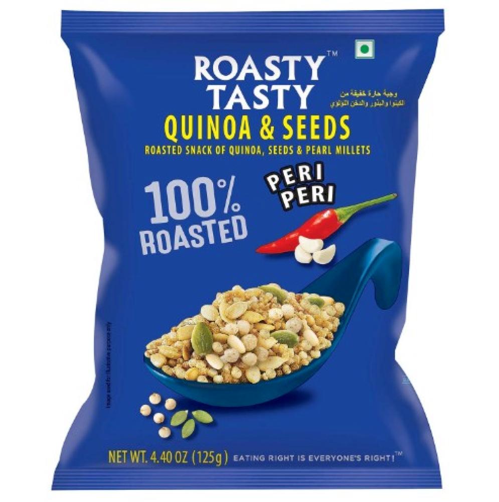 Roasty Tasty Quinoa Seeds Peri Peri 125 g strawberry shape fruit food tray candy dish plastic plate snack plate office home snacks nuts seeds dry fruits storage tray