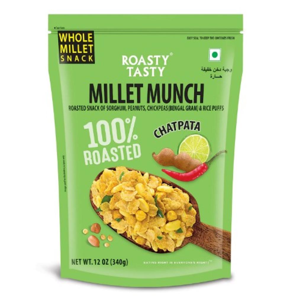 Roasty Tasty Millet Munch Chatpata 150 g customers specail request link no confirm from our side pls no pay