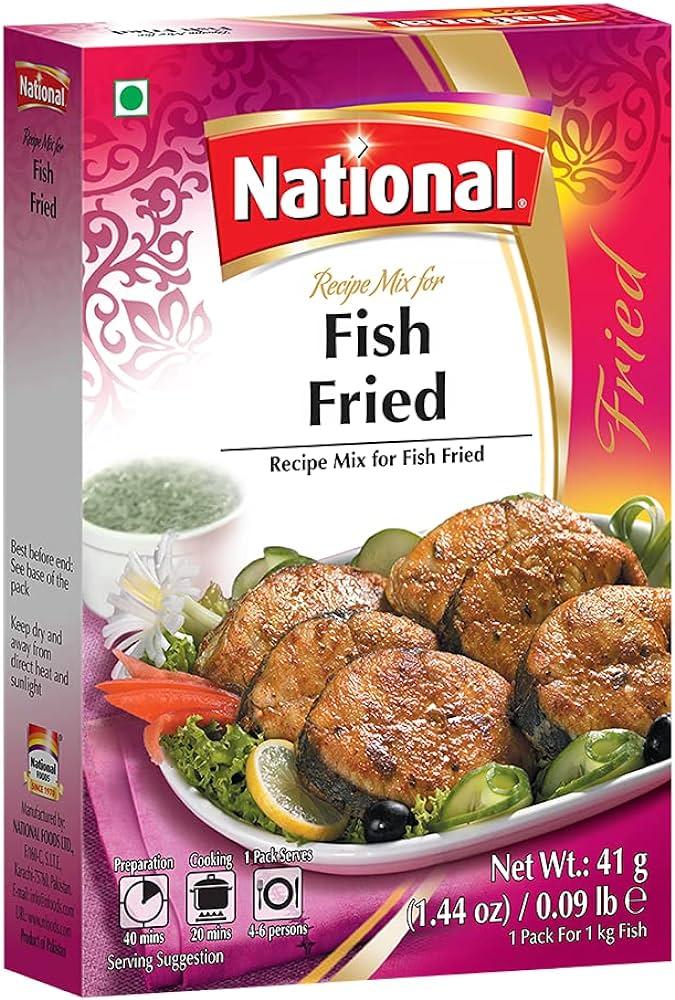 NATIONAL FRIED FISH MASALA 100GM national chicken murghi masala 50gm