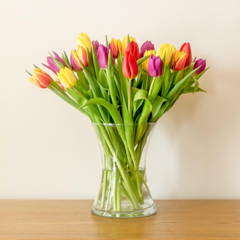 Mixed Tulip Arrangement цена и фото